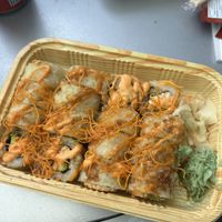 Crunchy Rolls (their specialty)   at Vegan Shoku in Vancouver