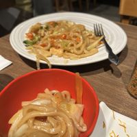 Veggie Udon noodles - delicious!  at Vegan Shoku in Vancouver