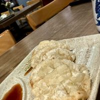 Dumplings  at Vegan Shoku in Vancouver