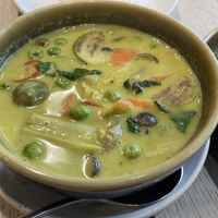 Thai green curry ( ask for no fish sauce)  at HKT - Thai Catering in Phuket