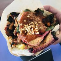 Vegan doner in pita  at Tastyy in Izmir