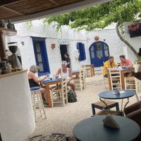 Inside  at Gelo Blu in Rhodes