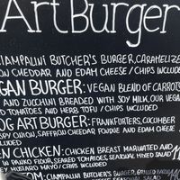 Full menu  at ArtBurger in Pisa