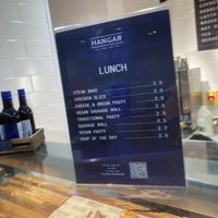 Menu  at MAN - Hangar - T3 in Manchester