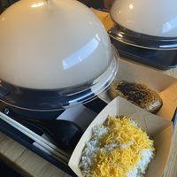 Super fun presentation! We ordered rice to add to the broth after the noodles were gone.  at REDWHITE BONELESS RAMEN - Studio City in Studio City