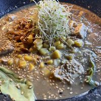 Yuzu sesame gf ramen  at REDWHITE BONELESS RAMEN - Studio City in Studio City