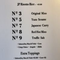 Menu  at REDWHITE BONELESS RAMEN - Studio City in Studio City