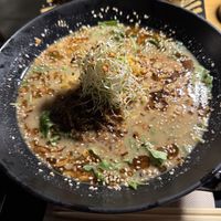 Garlic Miso Ramen (pretty good!)  at REDWHITE BONELESS RAMEN - Studio City in Studio City