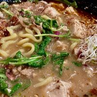 Now we could see those noodles! 🍜   at REDWHITE BONELESS RAMEN - Studio City in Studio City