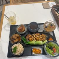 Bean curd Bento was delicious!  at SIN - Greendot Plus - Jewel in East Singapore