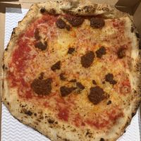 Vegan pizzaa  at Rudy's in Birmingham