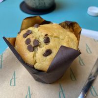 Vegan orange chocolate muffin    at Posca in Naples
