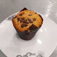 Vegan muffin at Posca in Naples