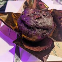 Vegan muffin at Posca in Naples