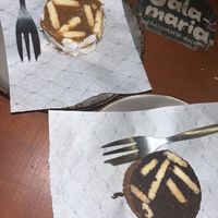 Chocolate and caramel/guava paste dessert ‘salami'  at Salamaria - Charcutaria Doce in Lisbon