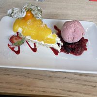 Vegan cheesecake  at The Kaye Arms in Wakefield