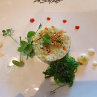 Tartaar van sushi at Restaurant De Smoezer in Apeldoorn