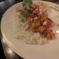 red curry at Restaurant De Smoezer in Apeldoorn