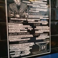 Menu at B13 Bar in Madrid