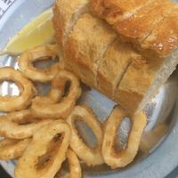 Vegan calamari at B13 Bar in Madrid