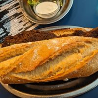 Seitan Sandwich at B13 Bar in Madrid