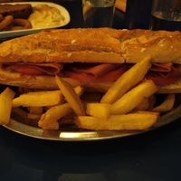 Bocadillo de "chorizo" at B13 Bar in Madrid