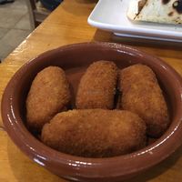 croquetas (we had alredy eaten 2) at B13 Bar in Madrid