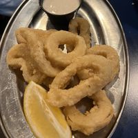 Fried vegan squid  at B13 Bar in Madrid