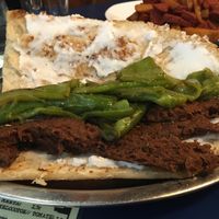 Sandwich Seitan at B13 Bar in Madrid