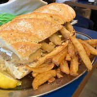 Bocata de calamares  at B13 Bar in Madrid