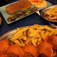 Albóndigas at B13 Bar in Madrid