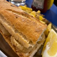 Bocata de calamares  at B13 Bar in Madrid