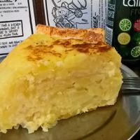 Spanish tortilla,in my opinion the best in Madrid  at B13 Bar in Madrid