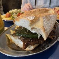 Bocadillo seitan a la plancha   at B13 Bar in Madrid