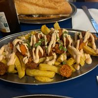 Choripapas at B13 Bar in Madrid