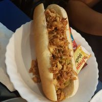 Perrito caliente / hot dog   at B13 Bar in Madrid