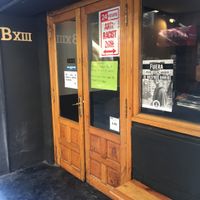 Anti - Racist Zone at B13 Bar in Madrid