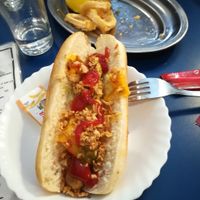 Perrito caliente at B13 Bar in Madrid