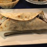 Kebab wrap at B13 Bar in Madrid