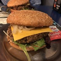 B-13 Burger at B13 Bar in Madrid