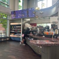 Clean, bright interior  at Boba Thai Café in Lancaster