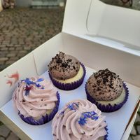 Cranberry + cremiger Oreo at Cupcake-Fee in Speyer