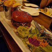 Black Bean Burger at Durty Nelly's  in Bunratty