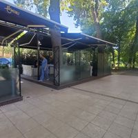 Smoking terrasse at Breadly Bakery in Tashkent