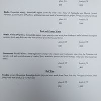 Menu 8 at Prana in Belgrade