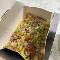 Mushroom stir fry   at Unity La in Los Angeles