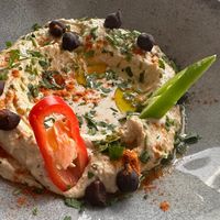 Hoummus  at Aubergine - Aviatorilor in Bucharest