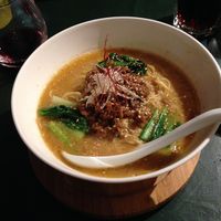 kick ass ramen! plus some reasonably-priced wine in the back at Olu Olu Cafe in Tokyo