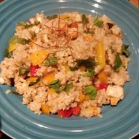 Thai rice at Olu Olu Cafe in Tokyo