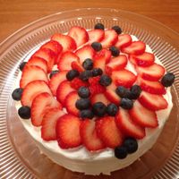 Special order vegan cake!  at Olu Olu Cafe in Tokyo